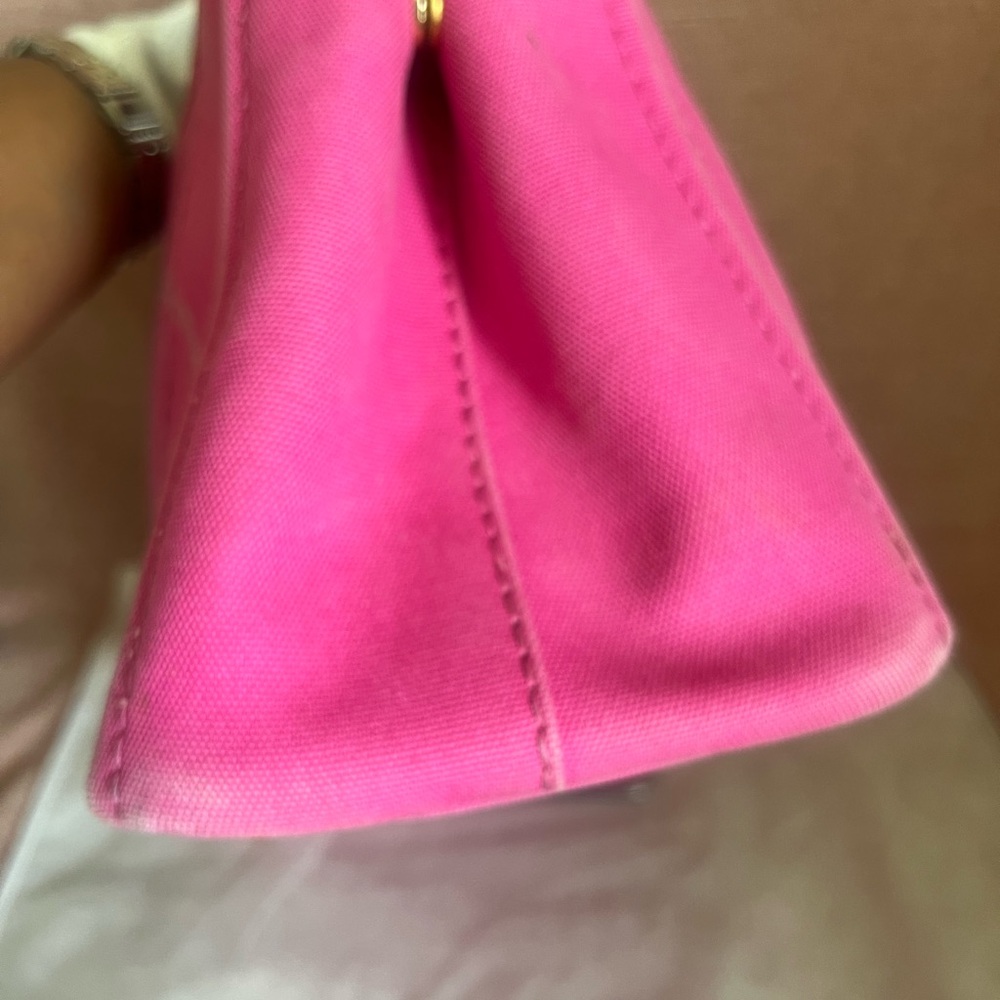 Prada Fuchsia Canapé small Canvas Tote - Picture 5 of 16